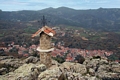 Teti-Veduta della Punta Sa Marghine con il simulacro della Madonna della Neve