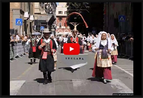 Teulada-Sfilata della 'Associazione Pro Loco' di Teulada