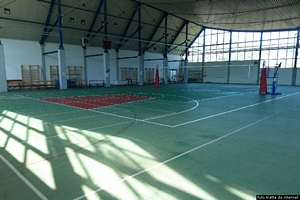 Teulada: il Palazzetto dello sport: interno