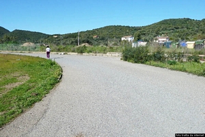 Teulada: il vecchio Campo Sportivo Comunale: la pista aulare d’atletica leggera