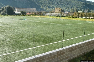 Teulada: il nuovo Campo Sportivo Comunale: il campo da Calcio