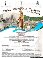 Teulada-Festa patronale della Madonna del Carmine: locandina