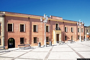 Teulada-Palazzo Baronale dei Sanjust: facciata principale