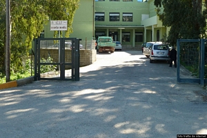 Teulada: ingresso della Scuola Media Taddeo Cossu