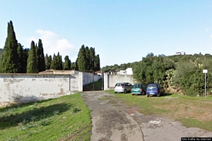 Teulada-L’ingresso principale del Cimitero Comunale