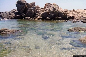 Capo Spartivento: le rocce a picco sul mare di Capo Spartivento