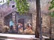 Tinnura-Un murale sulle case del paese Tinnura-Un murale sulle case del paese