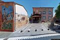 Tinnura-La piazza che ospita il Municipio di Tinnura