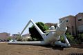 Tortolì-Su logu de S’Iscultura: l’opera <em>Big Pinocchio</em> del giovane artista sardo Alex Pinna dal 2009 in vico fra locci Becciu