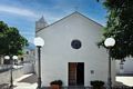Triei-Chiesa parrocchiale dedicata ai Santi Cosma e Damiano: facciata