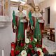 Triei-Chiesa parrocchiale dedicata ai Santi Cosma e Damiano: statue dei due Santi