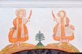 Triei-Chiesa parrocchiale dedicata ai Santi Cosma e Damiano: Santo Cosma e San Damiano