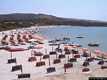 Trinità d’Agultu e Vignola: isola Rossa: spiagghja longa di Isola Rossa ossia la spiaggia lunga dell’Isola Rossa chiamata anche spiaggia di Rinaggiu