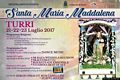 Turri-Festa di Santa Maria Maddalena: manifesto