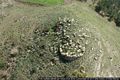 Turri-Resti del nuraghe Su Senzu fotografati dall'alto con un drone