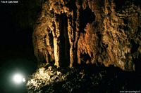 Ulassai-Su Marmuri: stalagmiti nella grotta Su Marmuri