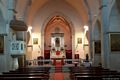 Ula Tirso: chiesa parrocchiale di Sant’Andrea Apostolo: interno verso il presbiterio