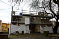 Ula Tirso: chiesa di Santa Croce prima dell’ultimo restauro: facciata