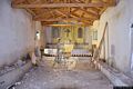 Ula Tirso: chiesa di Santa Croce prima dell’ultimo restauro: interno verso il presbiterio