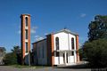 Ula Tirso: chiesa del villaggio di Santa Chiara: esterno