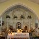Uras: chiesa di Sant’Antonio da Padova: veduta dal cancello di ingresso