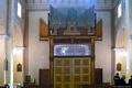 Uras: chiesa parrocchiale di Santa Maria Maddalena: organo a canne sopra il portale di uscita Uras: chiesa parrocchiale di Santa Maria Maddalena: organo a canne sopra il portale di uscita