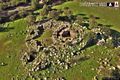 Uras-Veduta dei resti del nuraghe complesso Sa Domu Beccia