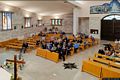 Uri: chiesa parrocchiale di Santa Maria de Paulis: interno verso il presbiterio