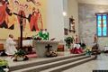 Uri: chiesa parrocchiale di Santa Maria de Paulis: interno verso l’altare maggiore