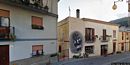 Urzulei: la via fontana con il bel murale Urzulei: la via fontana con il bel murale