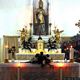 Urzulei: chiesa parrocchiale di San Giovanni Battista: altare col simulacro di San Basilio