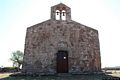 Usellus: chiesa campestre di Santa Lucia: facciata