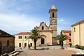 Usini-chiesa parrocchiale della Natività di Santa Maria Vergine: facciata