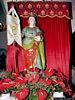 Uta-Festa di Santa Giusta: simulacro della Santa addobbata per la sua festa