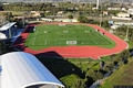Uta-Bascus Argius: pista e tribune del Campo da Calcio Comunale