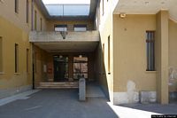 Villacidro-Sede di via della Stazione della Scuola Media Antioco Loru: ingresso