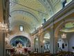 Villacidro: chiesa parrocchiale di Santa Barbara: veduta della navata