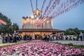 Villacidro-Festa di San Sisinnio: chiesa addobbata per la festa