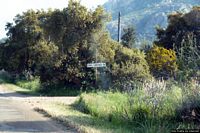 Villacidro-Crossodromo di Villacidro: indicazioni per la strada bianca che porta al Crossodromo