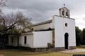 Villacidro-Chiesa campestre di San Pietro di Leni: veduta da sinistra