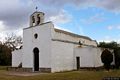 Villacidro-Chiesa campestre di San Pietro di Leni: veduta da destra