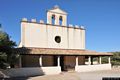 Villacidro-Chiesa campestre di San Sisinnio: veduta da sinistra