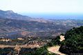 Villagrande Strisaili-Veduta della vallata verso il mare