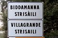 Villagrande Strisaili-Ingresso a Villagrande Strisaili