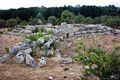 Villagrande Strisaili-resti della tomba di giganti di Campu de Pira Onni chiamata anche di Pradu su Chiai