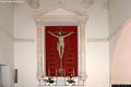 Villamar: chiesa parrocchiale di San Giovanni Battista: terza Cappella a destra con il simulacro del Cristo in croce