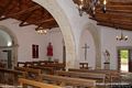 Villamar: chiesa romanica di San Pietro Apostolo: veduta della due navate