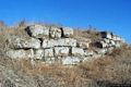 Villamar: il nuraghe Santu Croxiu: i pochi resti del nuraghe