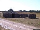Villanova Monteleone: il nuraghe Appiu: ricostruzione di una capanna