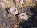 Villanova Monteleone: il nuraghe Appiu: massi scavati